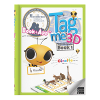 Tagme3D Book 1 (Hard cover + 100 Stickers + Coloring Book)